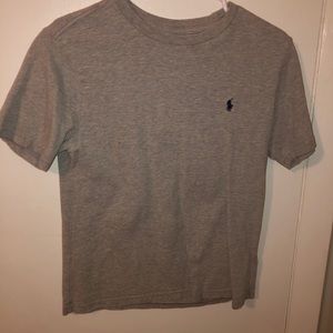 Boy’s grey polo t-shirt